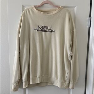 Montana State Cream Pullover Sweatshirt